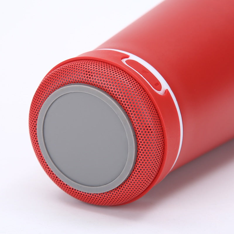 Copo Térmico com Caixa de Som Bluetooth e Luzes de LED Removíveis