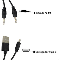 Caixa de Som Portátil Inova RAD-12516 RGB – Compacta, Moderna e Cheia de Estilo