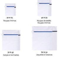 KIT com 4 Sacos Lava Fácil – Proteção Inteligente para Suas Roupas Delicadas!