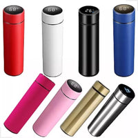 Garrafa Térmica de Inox com Termômetro Digital