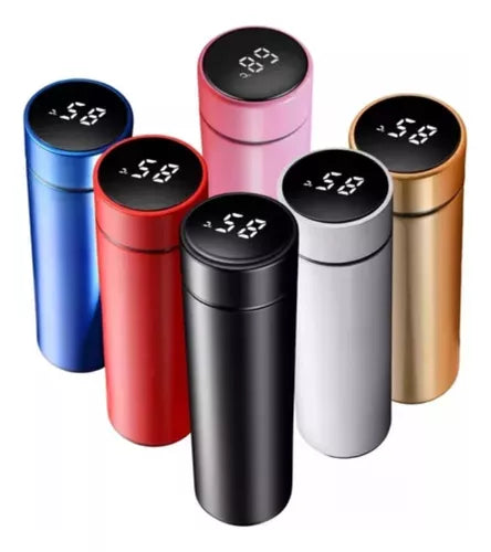 Garrafa Térmica de Inox com Termômetro Digital 🌡️🥤