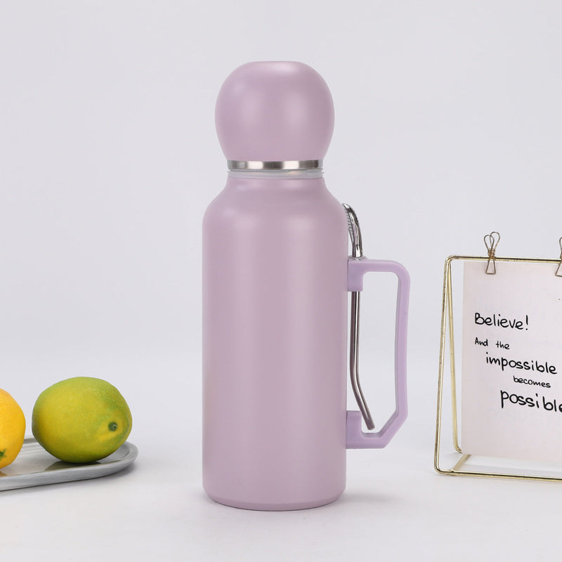 Garrafa Térmica Premium 1.3L Inox – Estilo, Capacidade e Isolamento de Alta Performance!