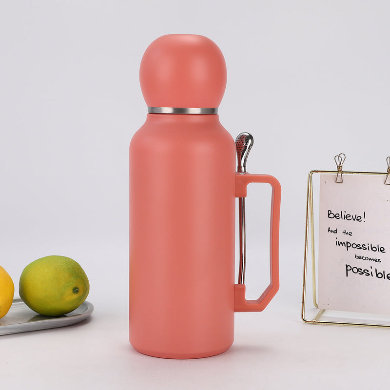 Garrafa Térmica Premium 1.3L Inox – Estilo, Capacidade e Isolamento de Alta Performance!