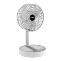 Mini Ventilador de Mesa Portátil Retrátil – Frescor e Conforto a Qualquer Hora!