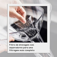 Cesto Coador Multifunções – Praticidade, Estilo e Higiene na Sua Cozinha! 🥗💧