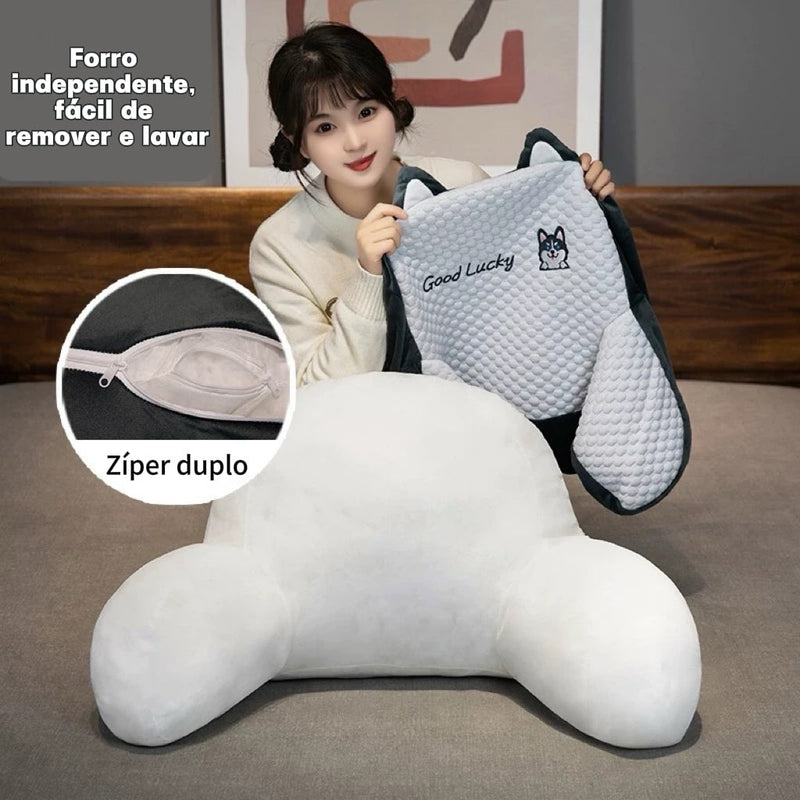 Almofada de Encosto Premium – Conforto Inteligente para Sua Rotina!
