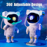 Lâmpada de Projeção de Espaço Astronauta 🌌👩‍🚀