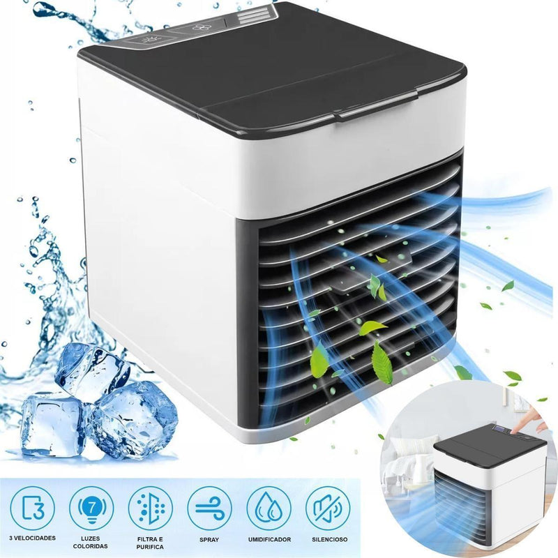 ❄️ Mini Ar-Condicionado Portátil para Quarto