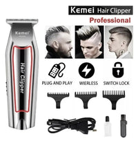 Kemei Km-032 Lâmina Titânio Cor Prateado 110v/220v