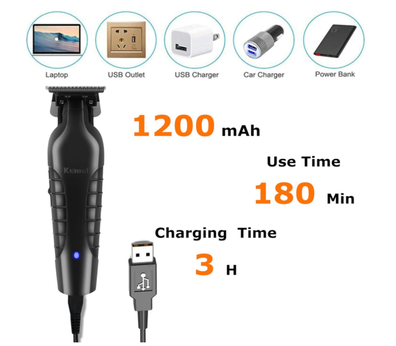 KEMEI Km-2299 - Aparador de cabelo/barba profissional