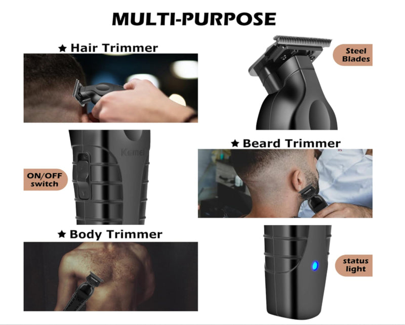 KEMEI Km-2299 - Aparador de cabelo/barba profissional