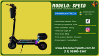 MODELO: SPEED Motor 1000W - NAO NECESSITA CNH