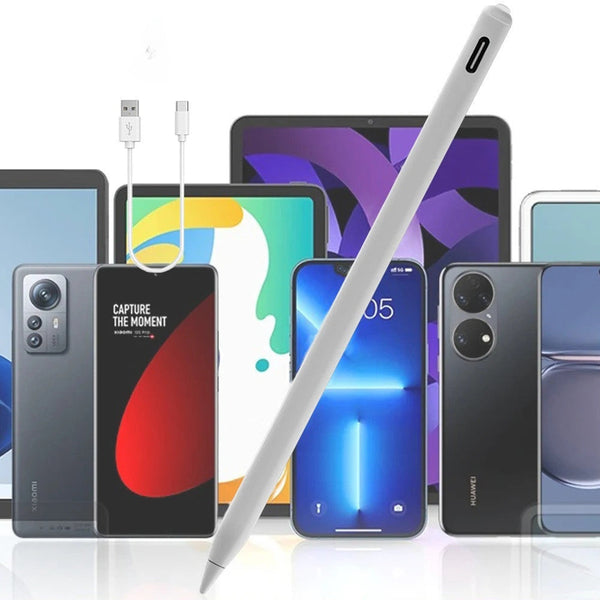 Caneta Stylus Universal de Alta Precisão – Criatividade e Produtividade na Ponta dos Dedos!