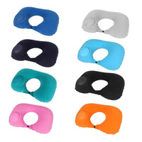 ✈️💤 Travesseiro de Viagem Inflável em U – Conforto Inteligente em Qualquer Destino!